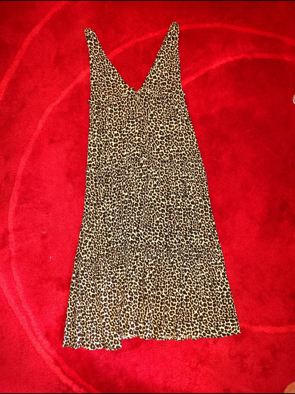 ASOS Leopard Print Midi Dress Sz 0